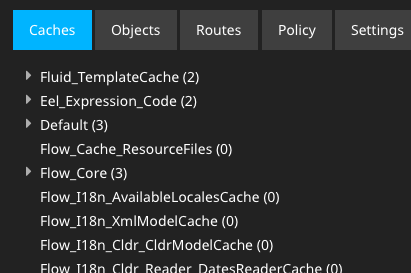 Some of Neos' many caches Some of Neos' many caches